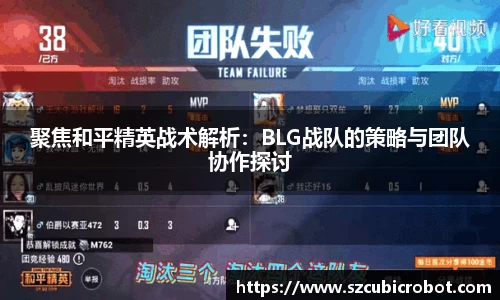 聚焦和平精英战术解析：BLG战队的策略与团队协作探讨